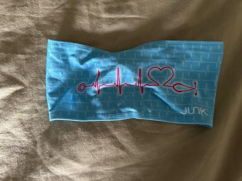 JUNK Big Bang Lite Headband - Moisture-Wicking, Performance Fabric, Nurse EKG