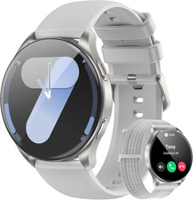 Smartwatch Donna Uomo, Orologio Smartwatch Uomo Fitness Con Chiamate Bluetooth C