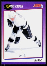 Steve Kasper, 1991-92 Score American, #256, Los Angeles Kings,