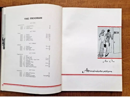 1938 "THE DE REBUS" BEN AVON HIGH SCHOOL YEARBOOK, BEN AVON, PA - Picture 4 of 11