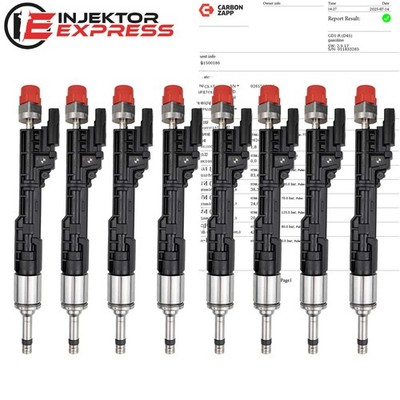 8x 0261500186 Einspritzventil BMW 5er M5 F10 F11 6er M6 F12 7er F01 X5 N63 S63