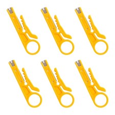 6Pcs Mini Wire Stripper, Mini Punch down Tool, Network Cable Cutter for Rj45/Cat