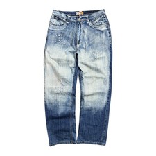 Y2K Vintage Akademiks Faded Baggy Jeans - 35