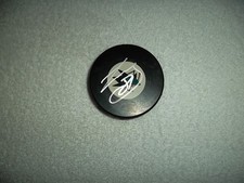 Tyler Kennedy Hand Signed San Jose Sharks Logo Puck Autograph Hockey NHL