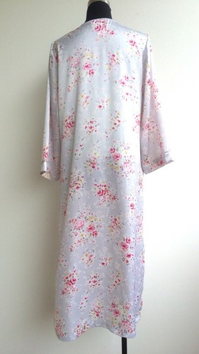 Oscar De la Renta Blue Floral Long Kaftan Caftan New w/Defect Size S (DR 136) - Picture 4 of 4