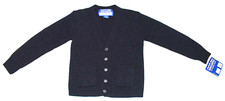 NWT Cotler Long Sleeve Button Up Cardigan Sweater Unisex Boys Girls Size 12 Navy