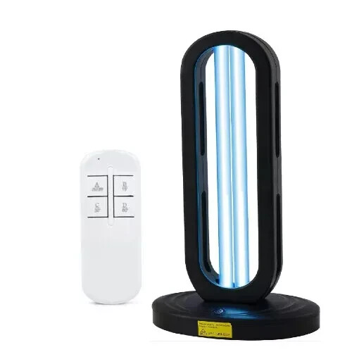 Ozone Sterilizati Ultra Violet Germicidal Lamp + remote control and timer Black - Picture 2 of 12