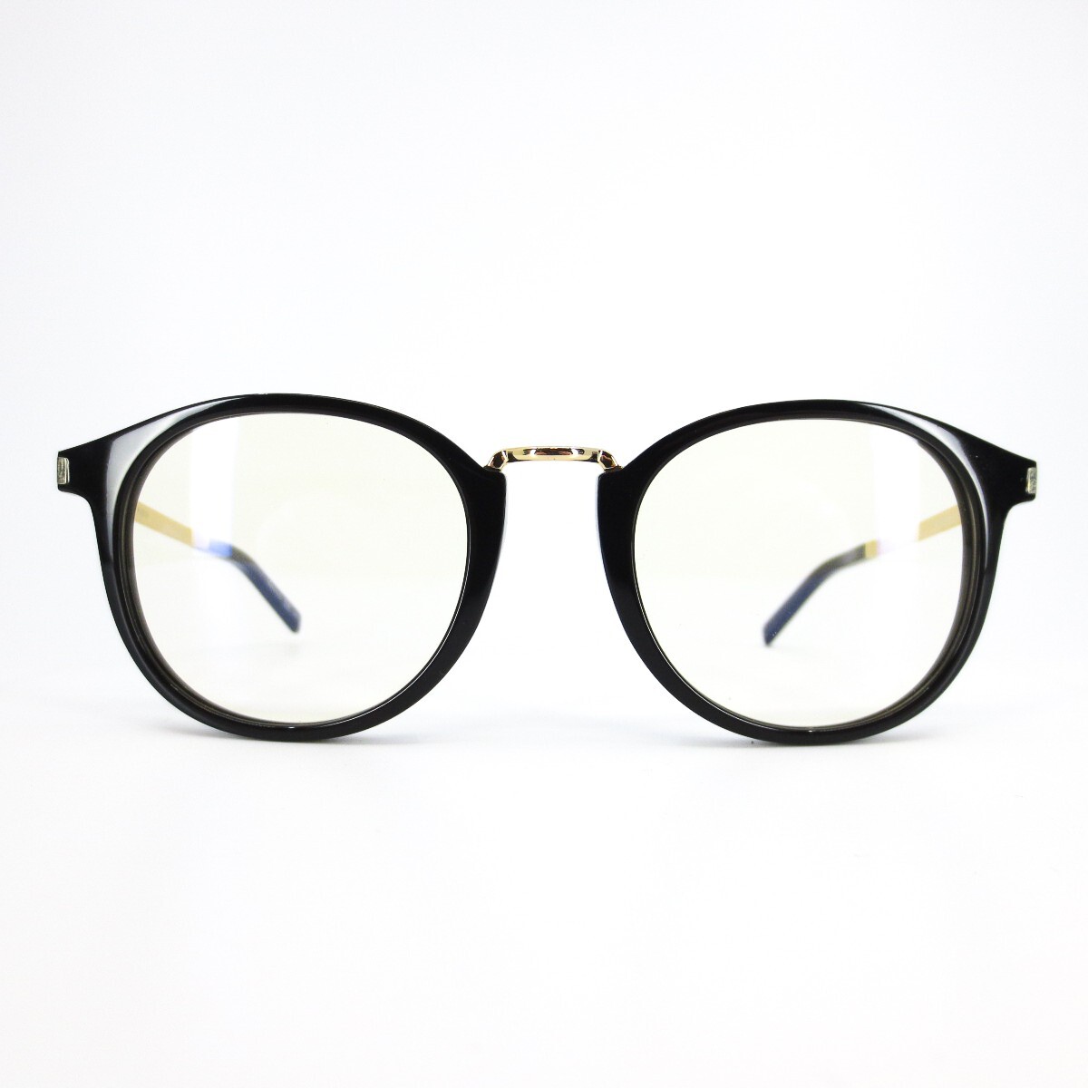 Saint Laurent Eyeglasses Frames SL130 COMBI black Gold 49-21-145