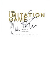Morten Tyldum Signed Autographed THE IMITATION GAME Full Movie Script COA VD