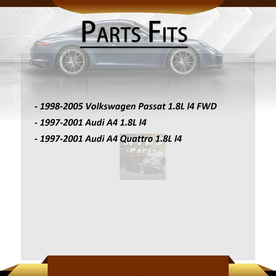 Para Audi A4 Quattro 1997-2001 motor de 1,8 L y soportes de transmisión AT 4x Foto 2 de 4