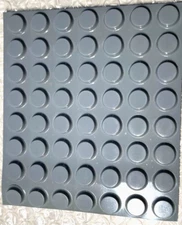 New Lot of 56 pcs, 3M Bumpon Rubber Bumpers Feet, Gray 0.5" Round x 0.14" Height