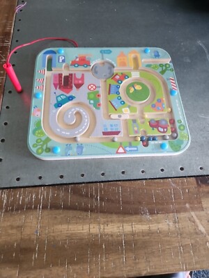 HABA Town Maze Wooden Magnetic Developmental STEM Puzzle Activity Game Board