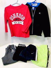 Boys Size 4 Mixed Brands Fall Clothing Lot Of 6 Jacket Fleece Pants Long Shirt