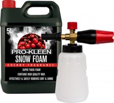 ProKleen Pressure Washer Foam Gun Lance Karcher Compatible 5L Snow Foam Cherry