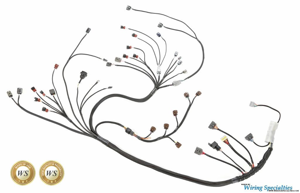 Wiring Specialties Engine Tranny Combo Harness for R33 RB26