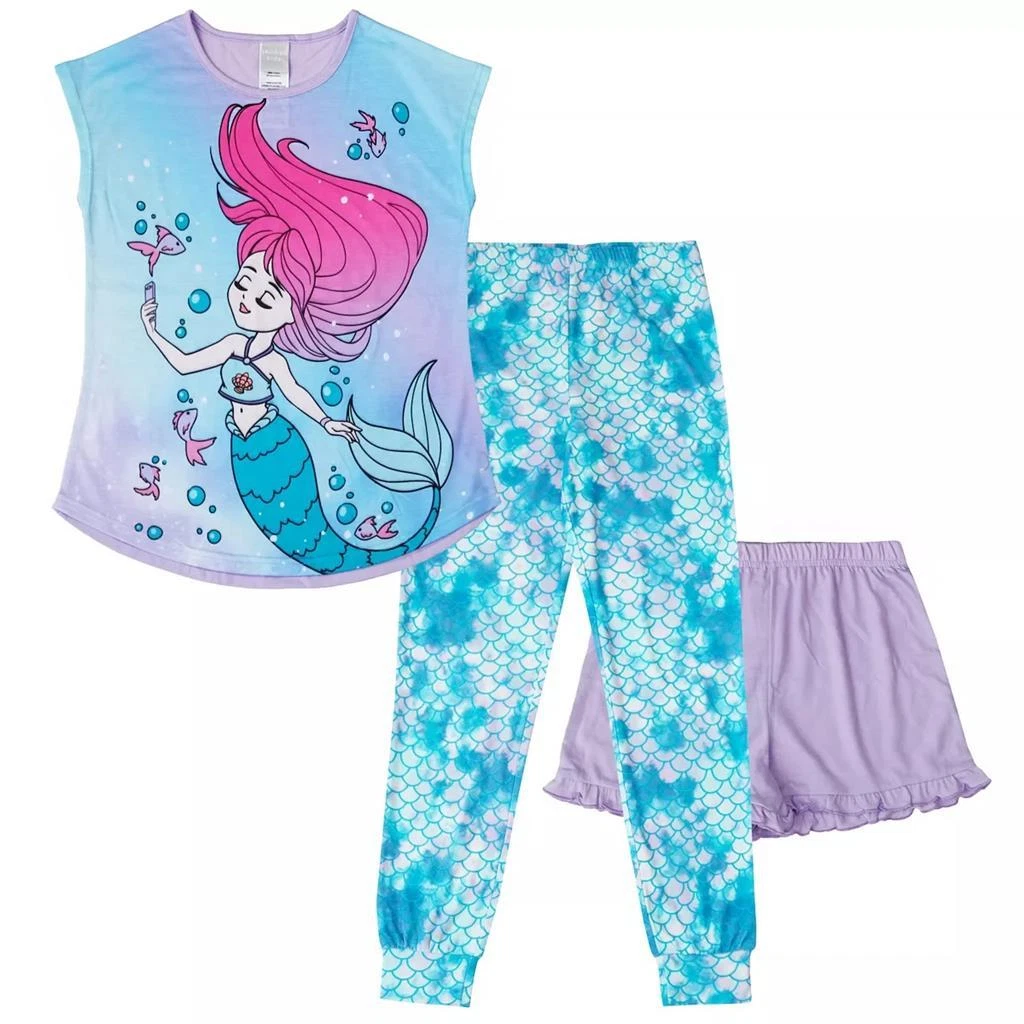3 piece pajama online set with shorts
