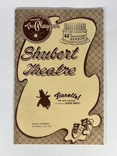 World Premiere 1959 FIORELLO Shubert Theatre Broadway Program