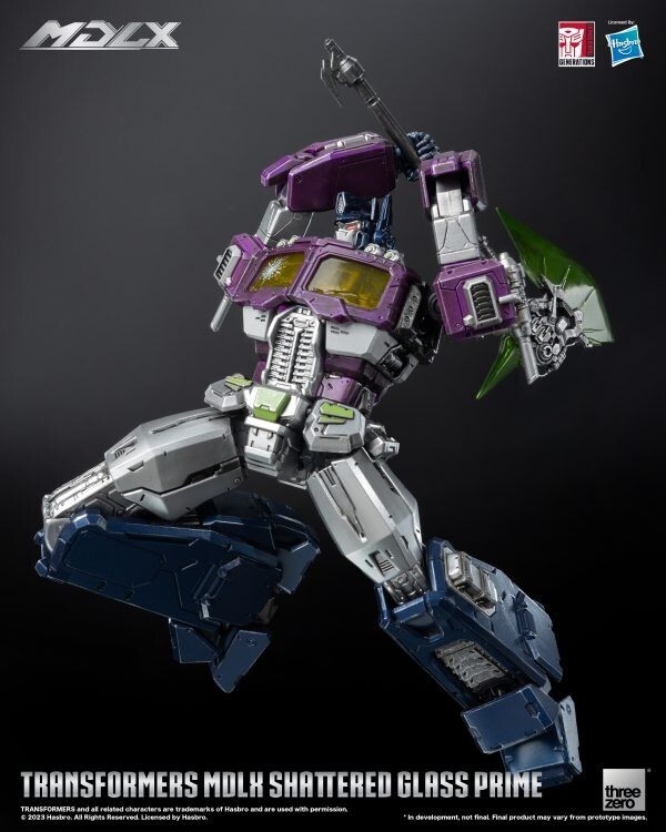 Threezero 3A Transformers MDLX Shattered Glass Optimus Prime