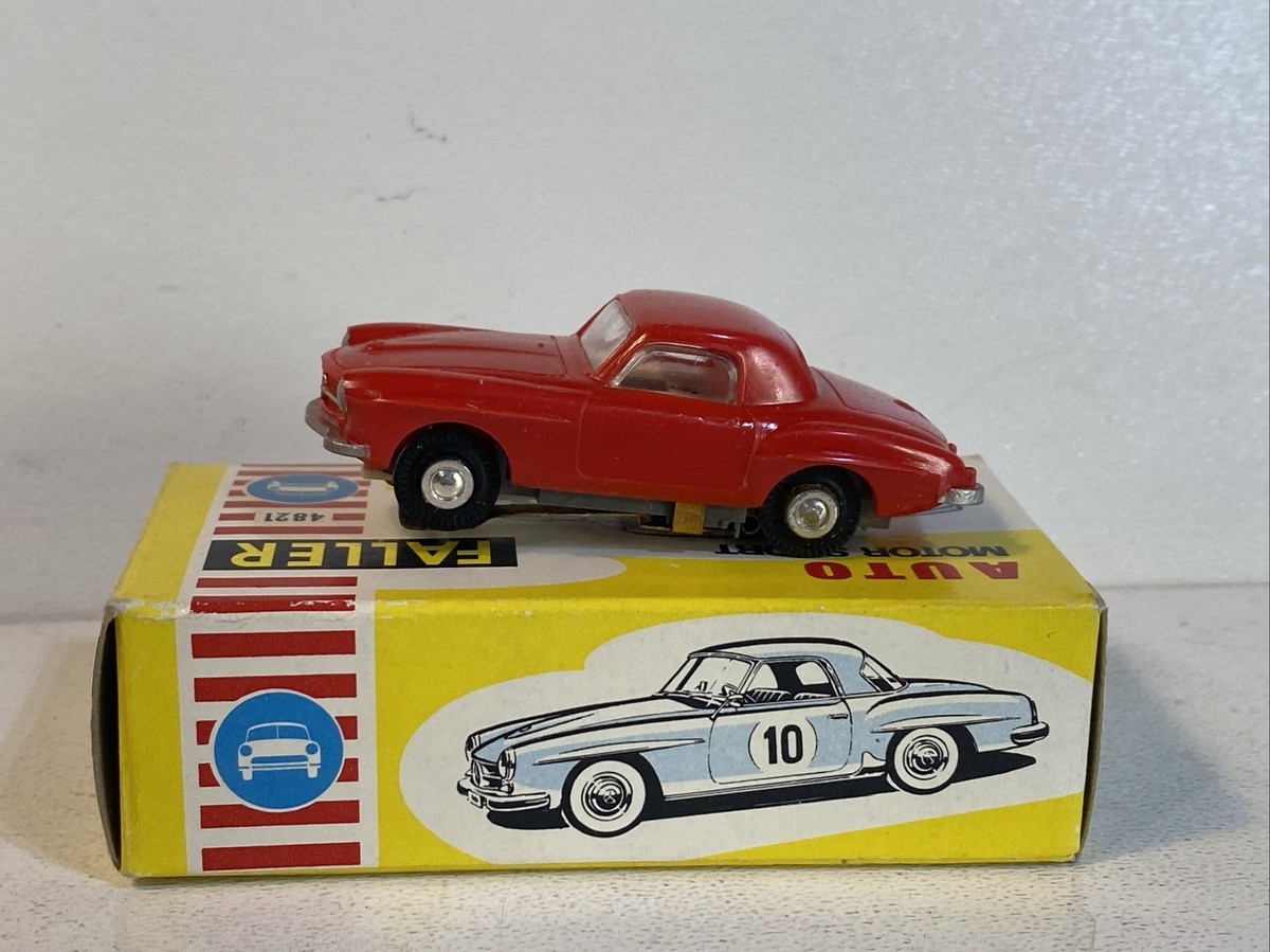 faller Boîte Mercedes 190 SL Rouge 4821 Voiture Circuit Électrique ho