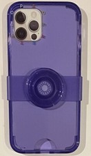 PopSockets PopCase Series PopGrip Slide Phone Case Apple iPhone 12/12 Pro Purple