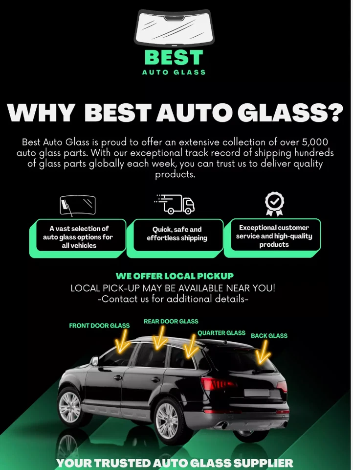 Se adapta a: Lincoln Mark VIII 1993-1995/94-97 Ford Thunderbird parabrisas delantero vidrio Foto 4 de 4