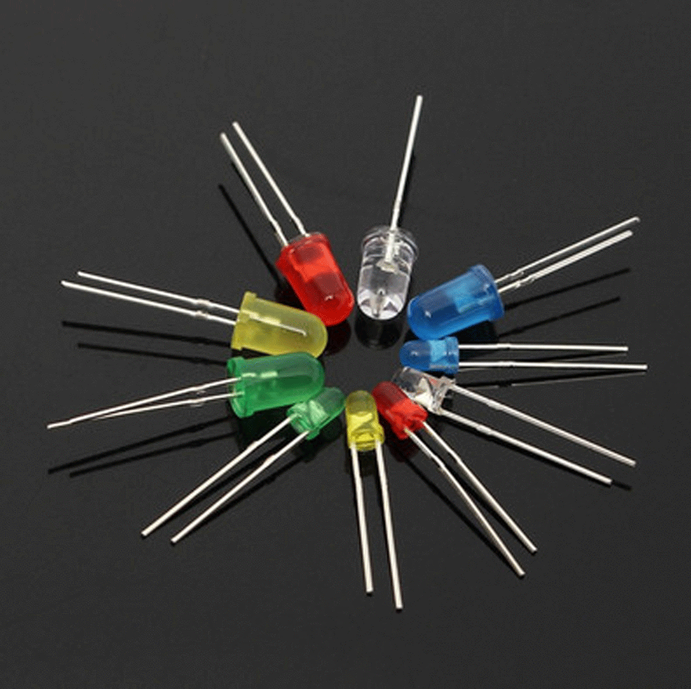 150pcs 3mm 5mm LED Light Emitting Diode White Red Green Yellow Assorted DIY Kit - Picture 6 of 12
