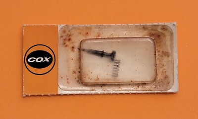 Cox Genuine Pee Wee .020 Needle Valve & Spring Thimble Drome Pack #1039 NOS