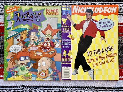 Vintage Nickelodeon & RUGRATS Vol 1 #10 Comic Adventures Magazine LOT! 90s 1990s