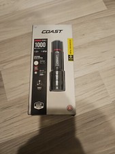 Coast G55R 1000 Lumen USB-C Rechargeable Flashlight - Pure Beam Focus LED