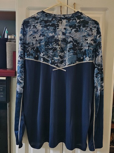 Brand New HUK Fishing Shirt Mens Lightweight Long Sleeve Tee Polyester - Picture 2 of 5