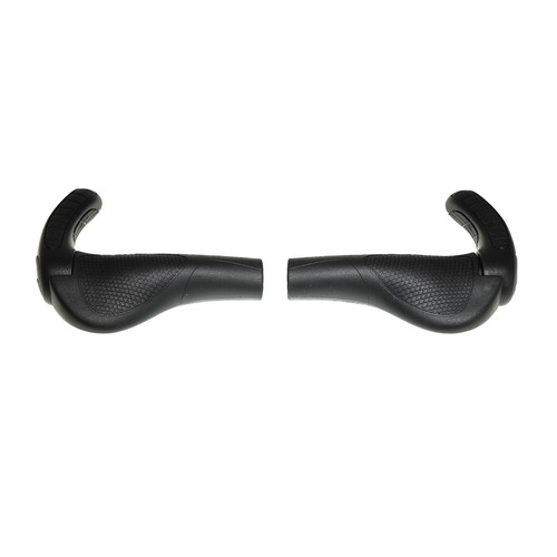 Ergon GP3(GP30) Bike Handlebar Grips MTB Hybrid 3-Finger Bar Ends -Full Black - Picture 3 of 5