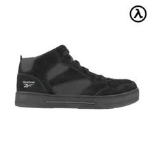 REEBOK DAYOD MEN'S SKATEBOARD WORK HIGH-TOP BLACK BOOTS RB1735 - ALL SIZES - NEW