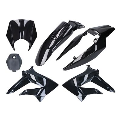 Verkleidung Kit komplett schwarz für Derbi Senda 2011-, Gilera RCR, SMT 2011-