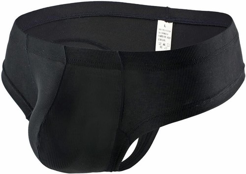 Men Ice Silk Thongs Briefs Breathable Bulge Pouch G-string Underwear Underpants - Picture 12 of 29