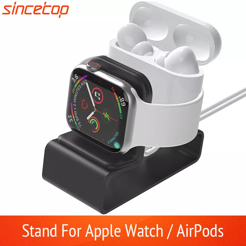 2 in 1 Apple Watch AirPods Stand for iWatch 9 8 7 SE 6 5 4 3 2 Nightstand Mode