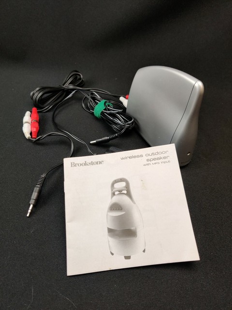 brookstone outdoor speaker transmitter
