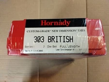 Hornady Custom Grade New Dimension Full Length Die Set 303 British 544366