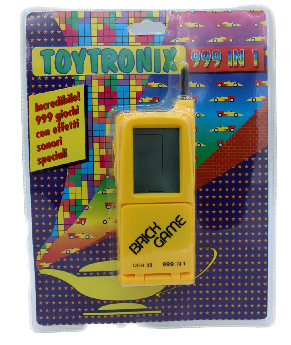 Vintage Brick Game Handheld Phone 999 in 1 Game Console Lcd