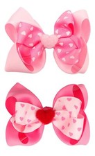 Valentine  s Day Hair Clips Hair Bow for Girls Hair Accessories TSFJ10 4''