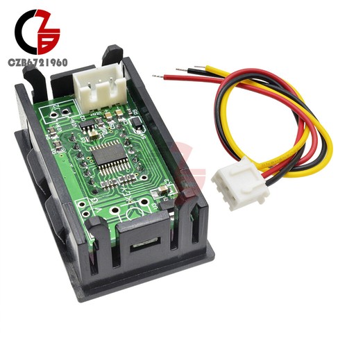 3-Draht 5 Ziffern 0,36 Zoll DC 0-33.000V rot LED Digital Voltmeter Spannungsmesser Panel - Bild 6 von 8