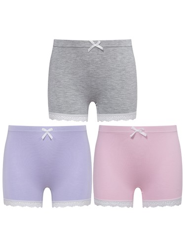 Kids Girls 3Pcs/Set Bow Underwear Exercise Shorts Beach Underpants Skating Gym - Picture 67 of 125