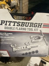 Double Flaring Copper Aluminum Soft Steel Brake Line & Brass Tubing Tool Kit