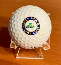 Vintage Pebble Beach Golf Links California Titleist DT 2-Piece Logo Golf Ball