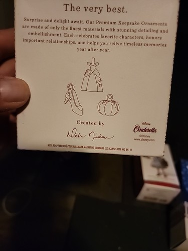 HALLMARK KEEPSAKE DISNEY CENERENTOLA HAVE A BALL MINI ORNAMENTI SET DI 3, 2019 - Foto 4 di 4