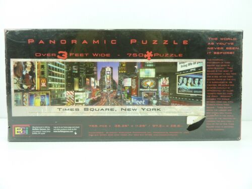 Times Square New York 750 piece Puzzle Panoramic 38 x 11 Buffalo Games NEW - Picture 3 of 7