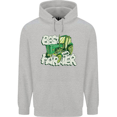 Best Farmer Ever Farming Vatertag Herren 80% Baumwolle Hoodie