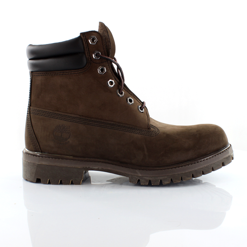 Timberland 6 inch Premium Pelle Nabuk Marrone Scuro in Pelle Stringati  Stivali Da Uomo 73543 | eBay
