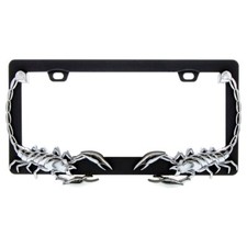 United Pacific 50034 Universal Chrome Scorpion License Plate Frame - 1 Unit United Pacific 50034 Universal Chrome Scorpion License Plate Frame - 1 Unit