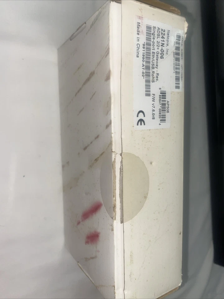 Netopia 2241N-006 ADSL 2/2+Gateway - Res, Single-Port Eth/USB Modem NIB - Image 4 of 4