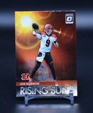 2021 DONRUSS OPTIC JOE BURROW RISING SUNS INSERT #RS-7 NM CINCINNATI BENGALS